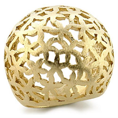 JCE180 Gold Brass Ring with No Stone
