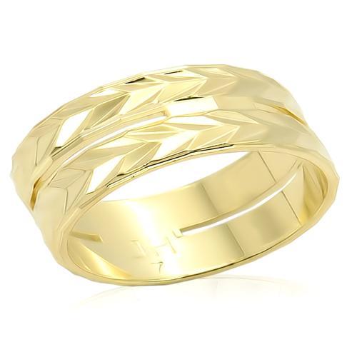 JCE985 Gold Brass Ring with No Stone